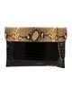 Dries Van Noten Embossed Leather Shoulder Bag