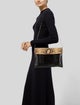 Dries Van Noten Embossed Leather Shoulder Bag