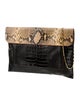 Dries Van Noten Embossed Leather Shoulder Bag