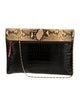 Dries Van Noten Embossed Leather Shoulder Bag