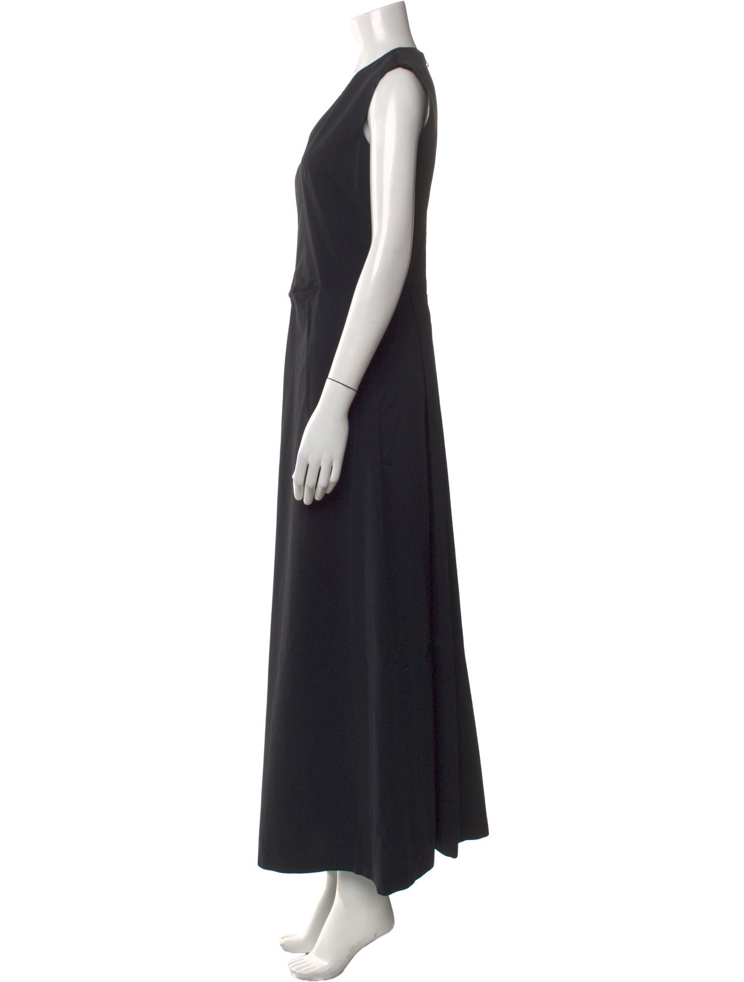 Dries Van Noten V-Neck Long Dress