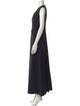 Dries Van Noten V-Neck Long Dress