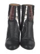 Dries Van Noten Leather Animal Print Boots