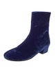 Dries Van Noten Velvet Boots