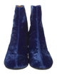 Dries Van Noten Velvet Boots