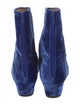 Dries Van Noten Velvet Boots