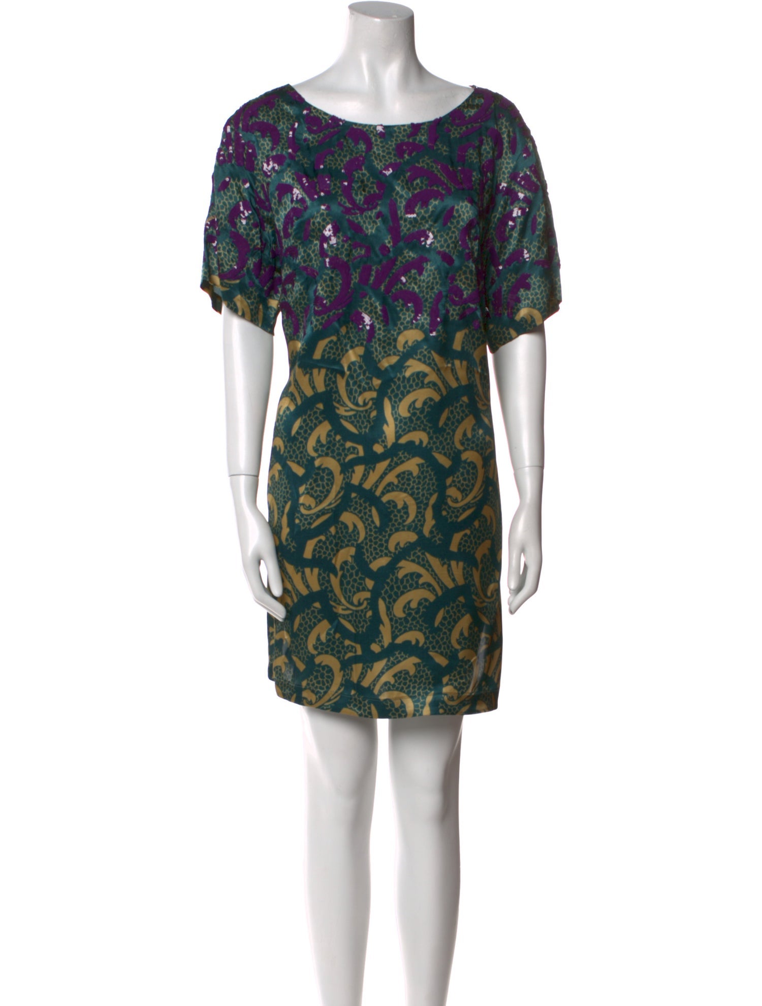 Dries Van Noten Printed Mini Dress