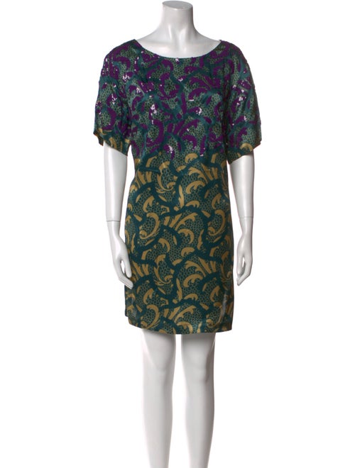 Dries Van Noten Printed Mini Dress