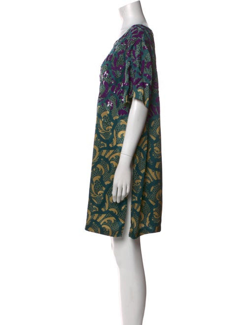 Dries Van Noten Printed Mini Dress