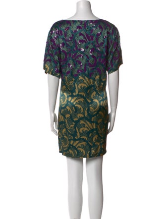 Dries Van Noten Printed Mini Dress