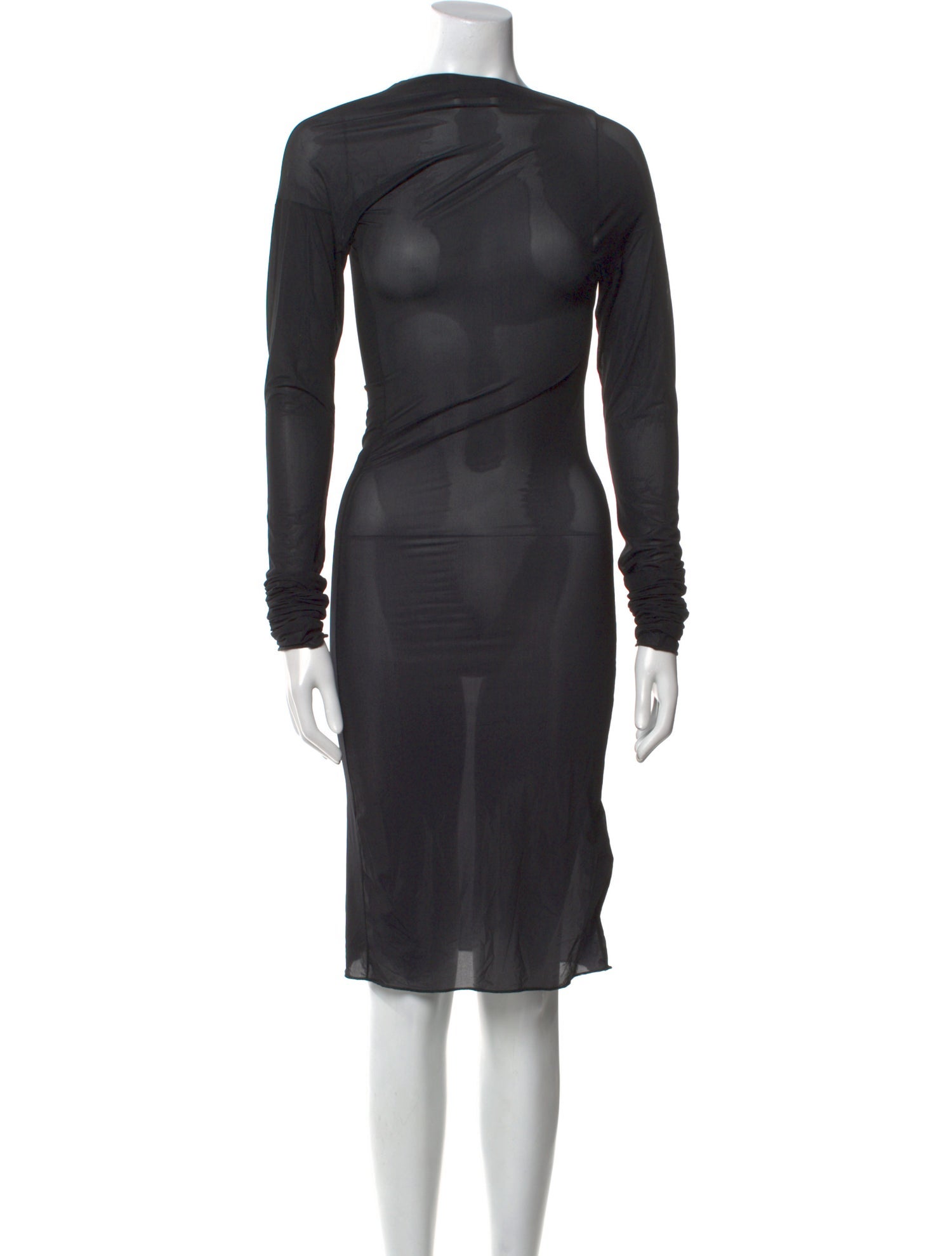 Dries Van Noten Nylon Knee-Length Dress