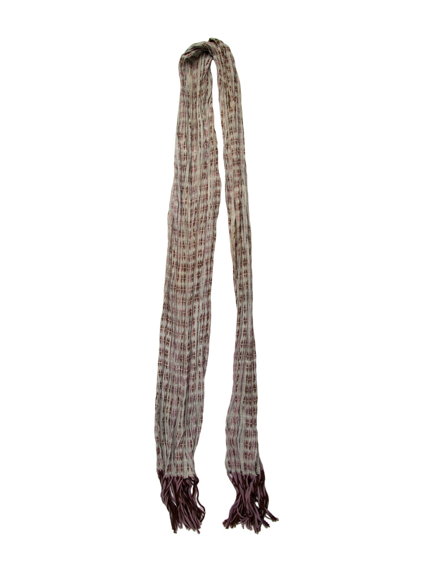 Dries Van Noten Silk Striped Scarf