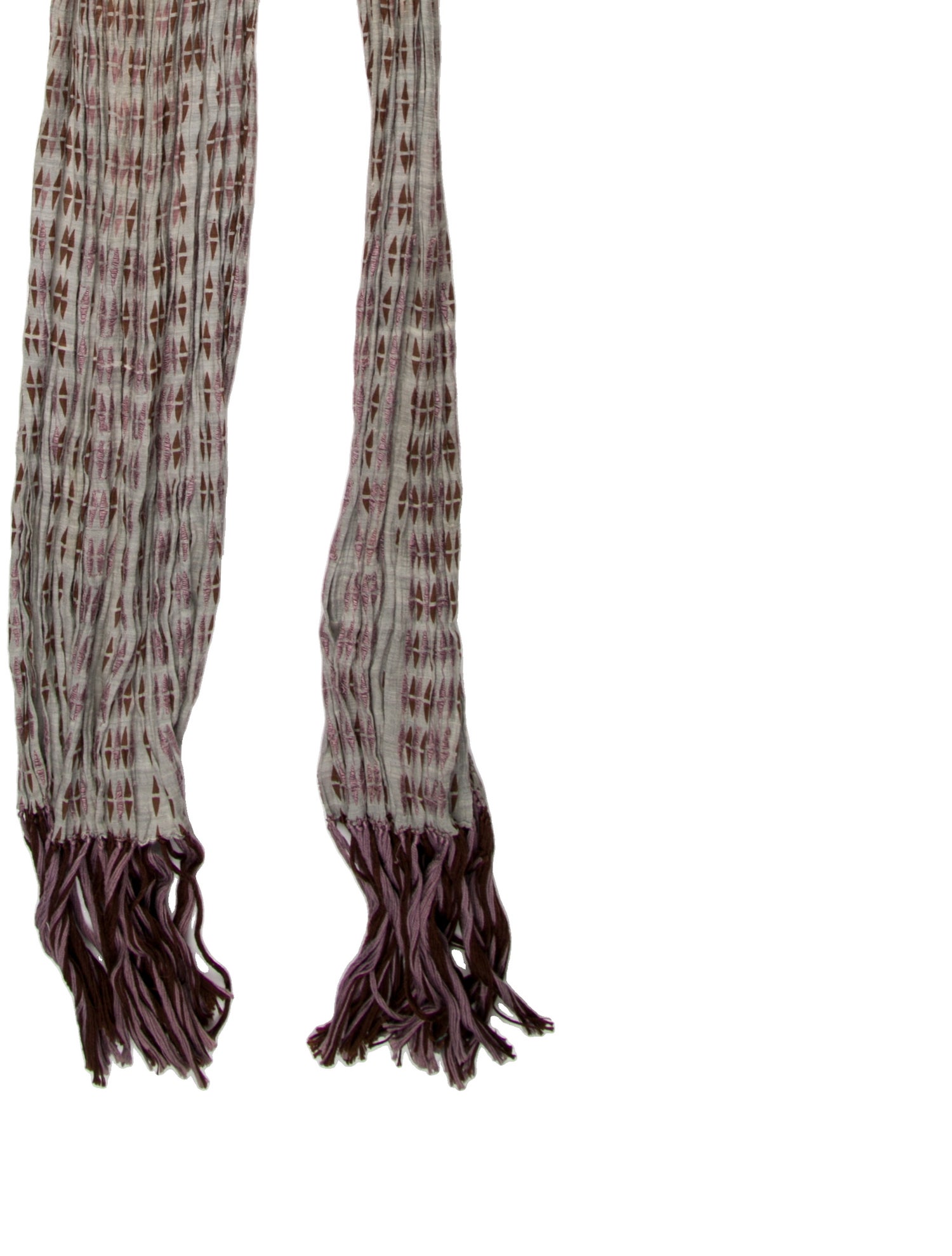 Dries Van Noten Silk Striped Scarf