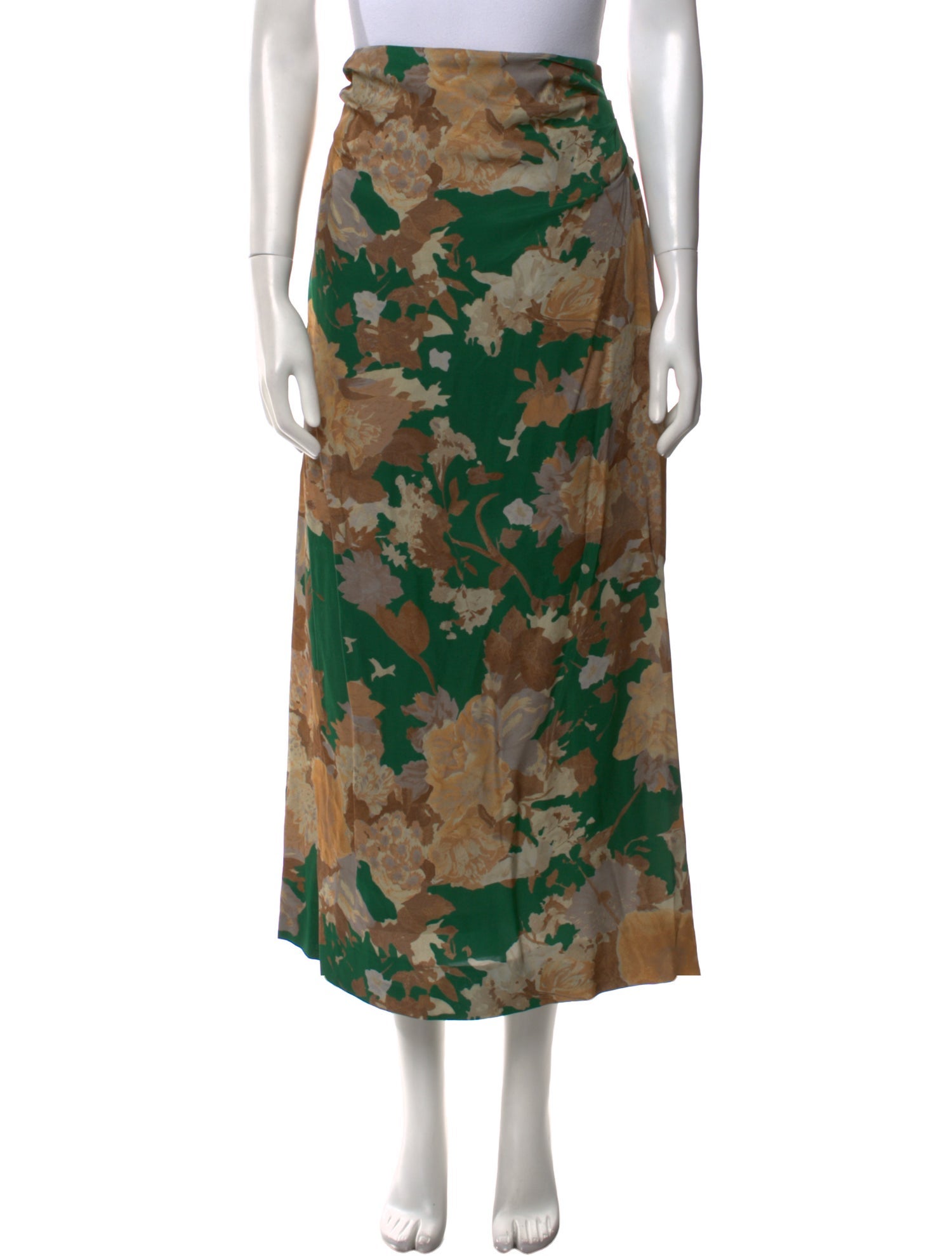 Dries Van Noten Floral Print Midi Length Skirt w/ Tags