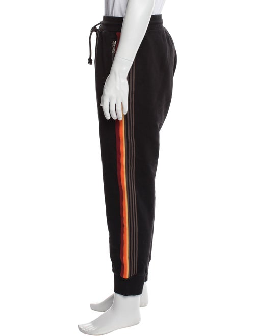 Dries Van Noten Graphic Print Grosgrain Trim Lounge Bottoms