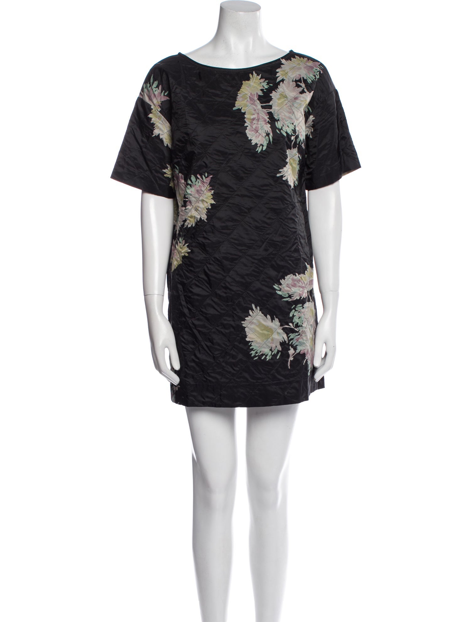 Dries Van Noten Floral Print Mini Dress