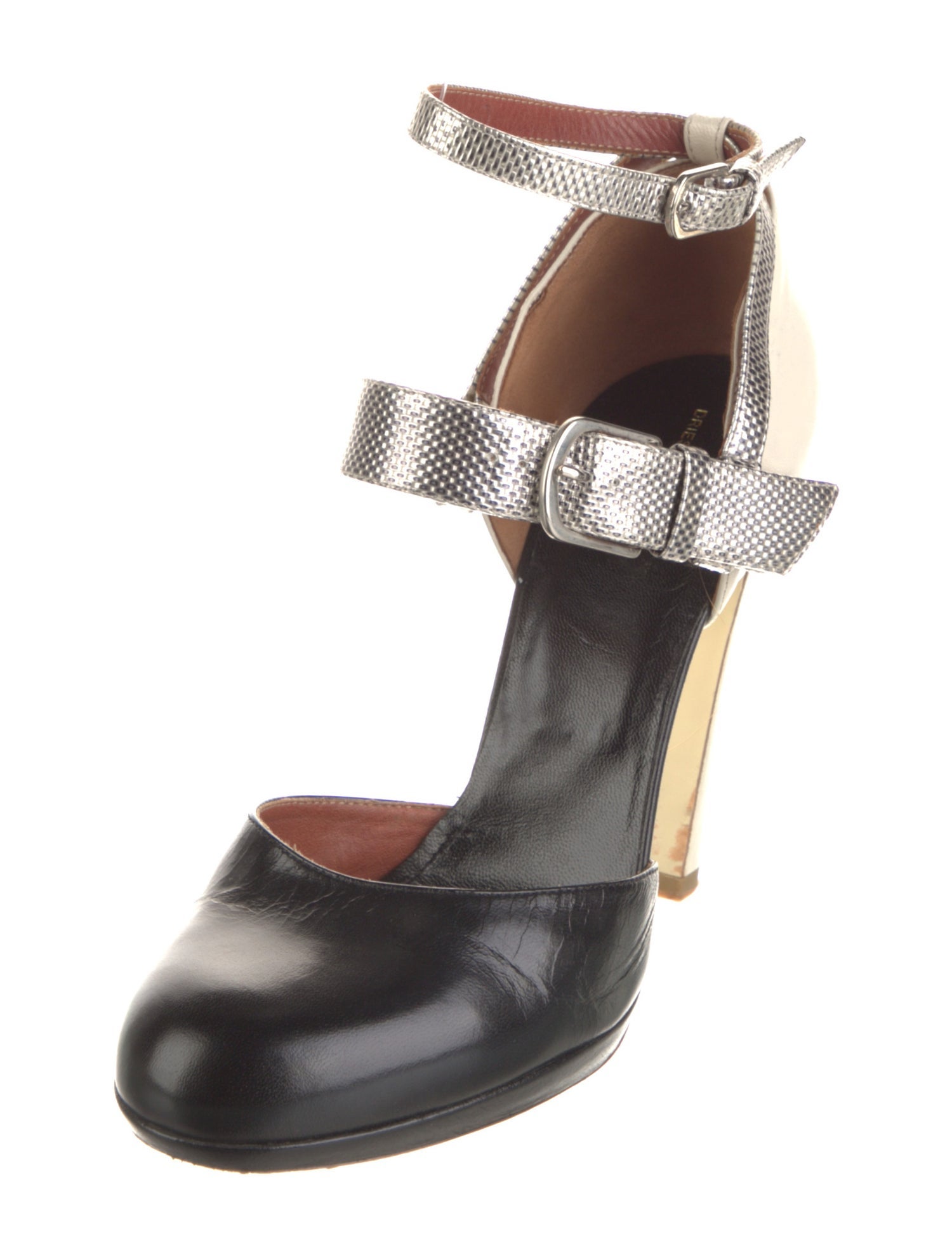 Dries Van Noten Leather D'Orsay Pumps