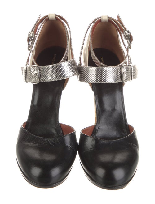 Dries Van Noten Leather D'Orsay Pumps