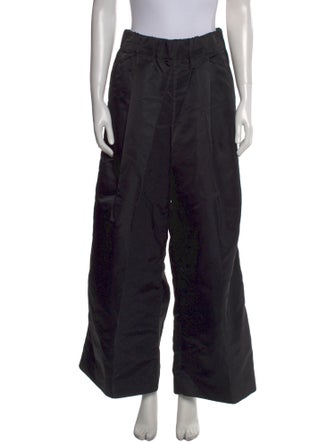 Dries Van Noten Nylon Wide Leg Pants