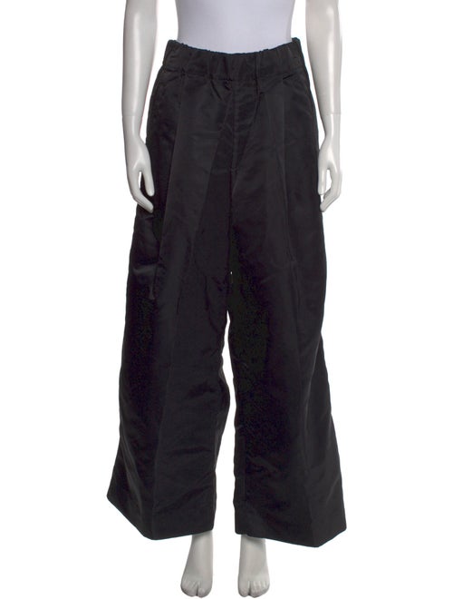 Dries Van Noten Nylon Wide Leg Pants