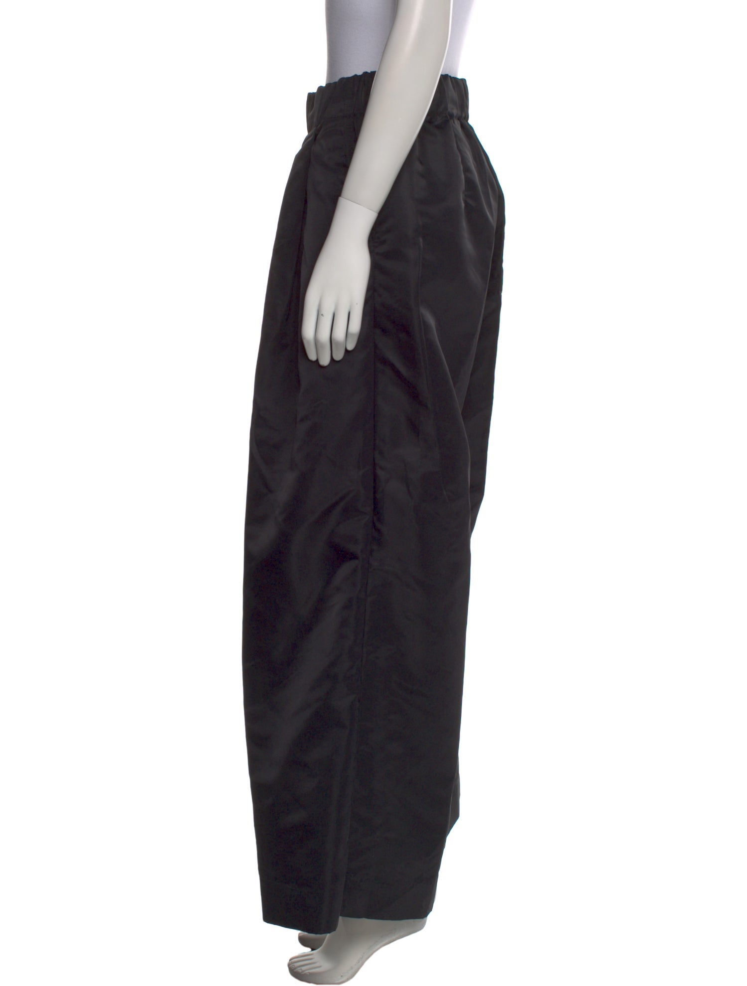 Dries Van Noten Nylon Wide Leg Pants