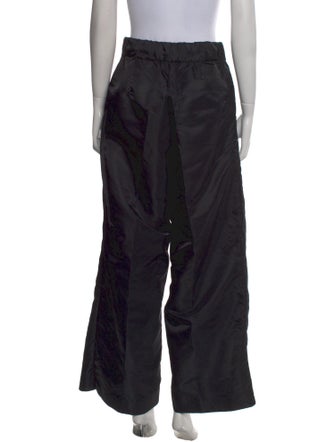 Dries Van Noten Nylon Wide Leg Pants