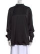 Dries Van Noten Mock Neck Long Sleeve Sweatshirt