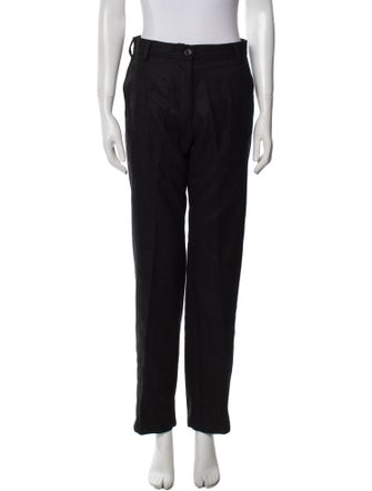 Dries Van Noten Wool Straight Leg Pants
