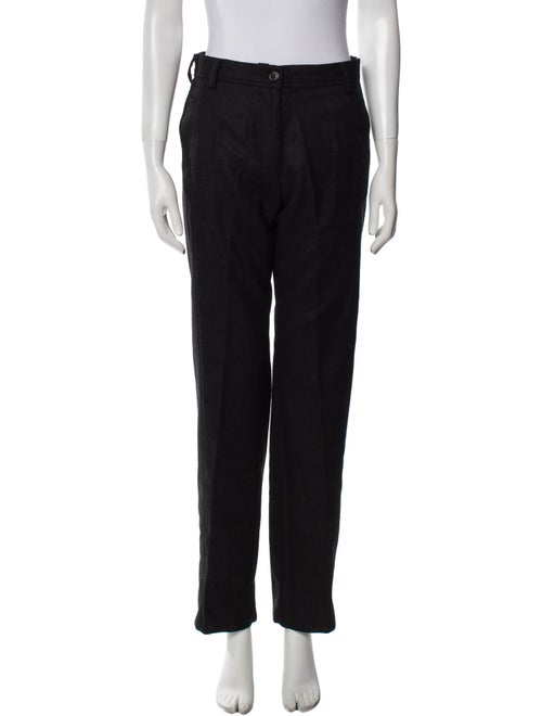 Dries Van Noten Wool Straight Leg Pants