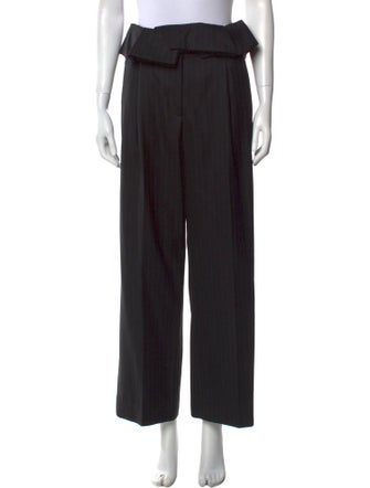 Dries Van Noten Wool Wide Leg Pants