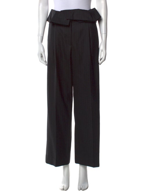 Dries Van Noten Wool Wide Leg Pants