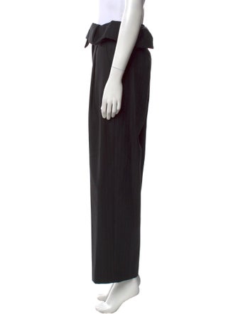 Dries Van Noten Wool Wide Leg Pants