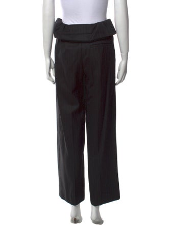 Dries Van Noten Wool Wide Leg Pants