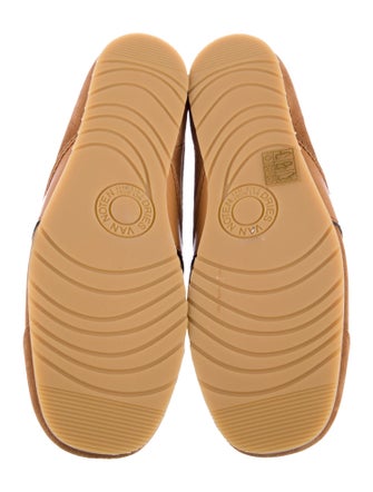 Dries Van Noten Suede Leather Trim Embellishment Sneakers