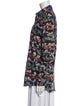 Dries Van Noten Floral Print Long Sleeve Button-Up Top