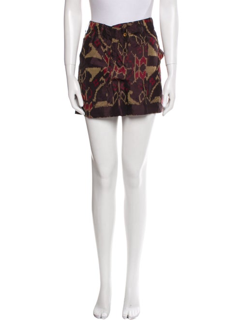 Dries Van Noten Silk Mini Shorts