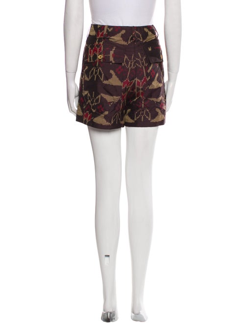 Dries Van Noten Silk Mini Shorts
