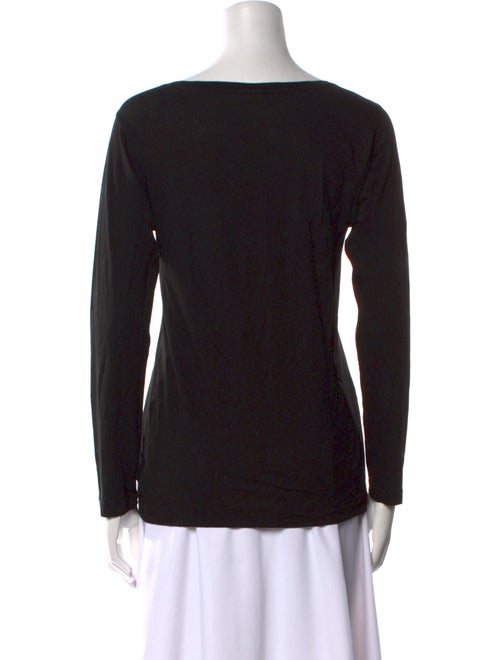 Dries Van Noten V-Neck Long Sleeve T-Shirt