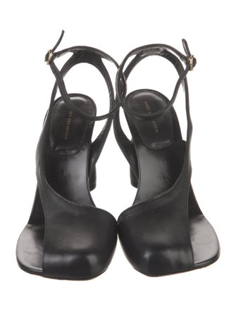 Dries Van Noten Leather Slingback Pumps