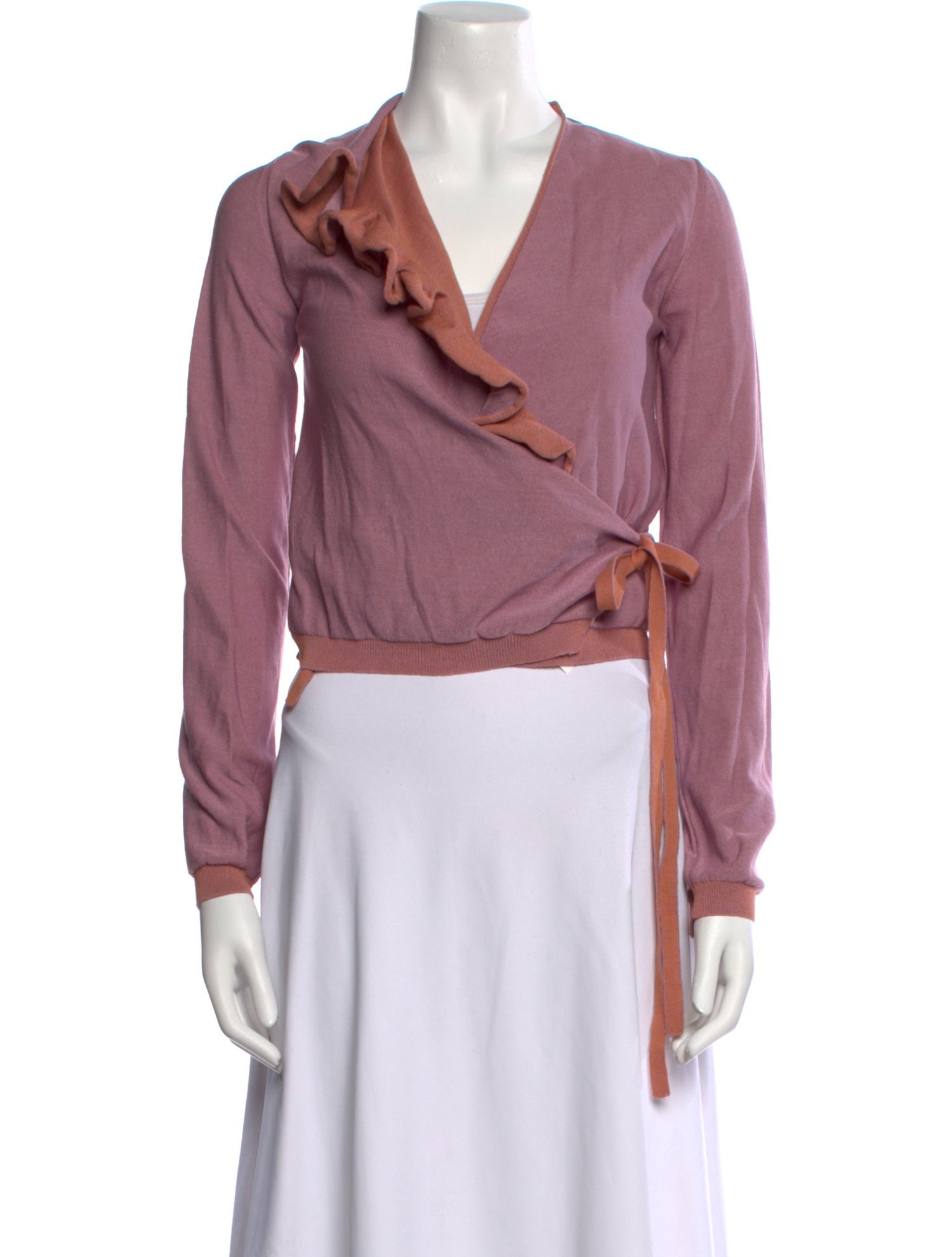 Dries Van Noten Colorblock Pattern Cowl Neck Sweater w/ Tags