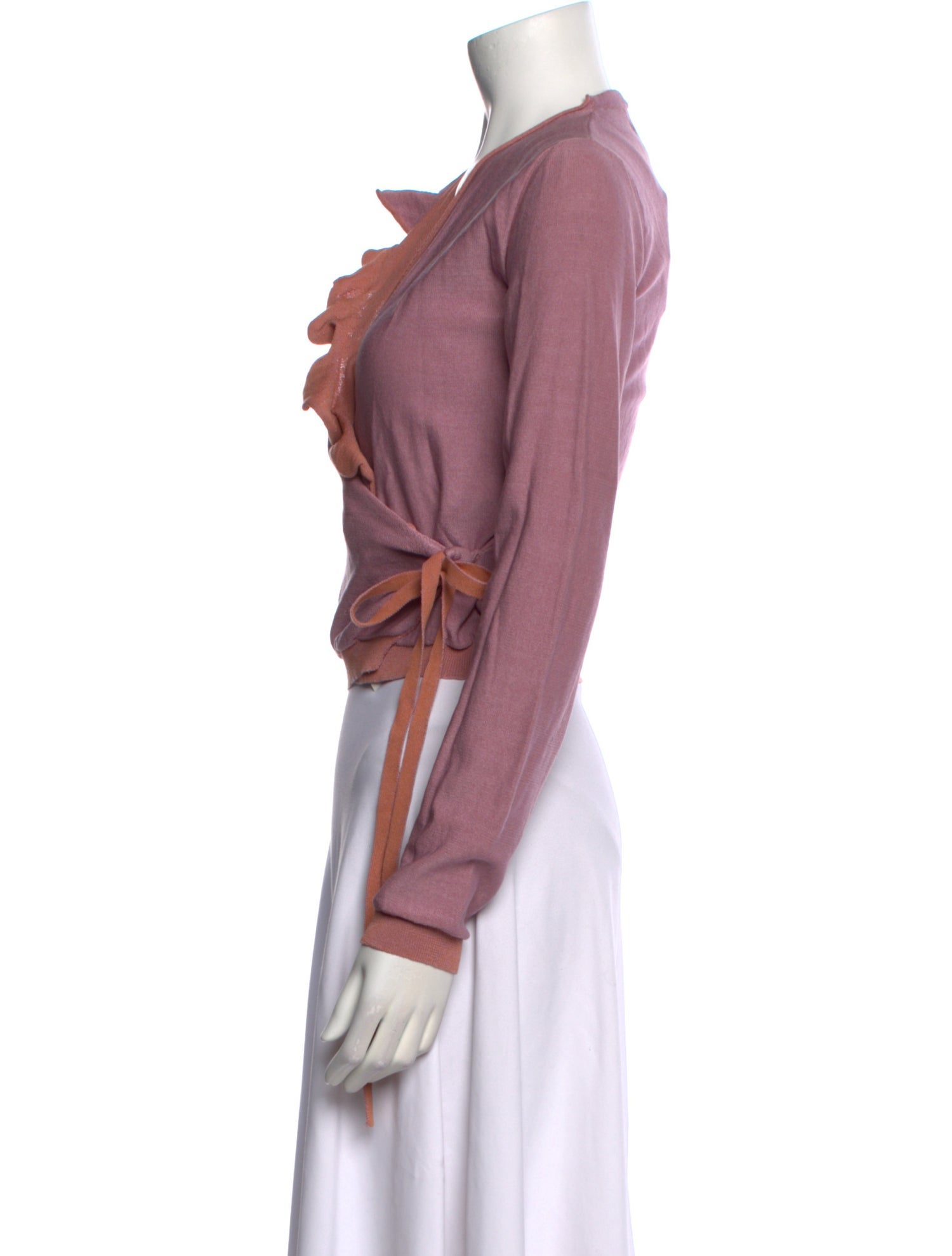 Dries Van Noten Colorblock Pattern Cowl Neck Sweater w/ Tags