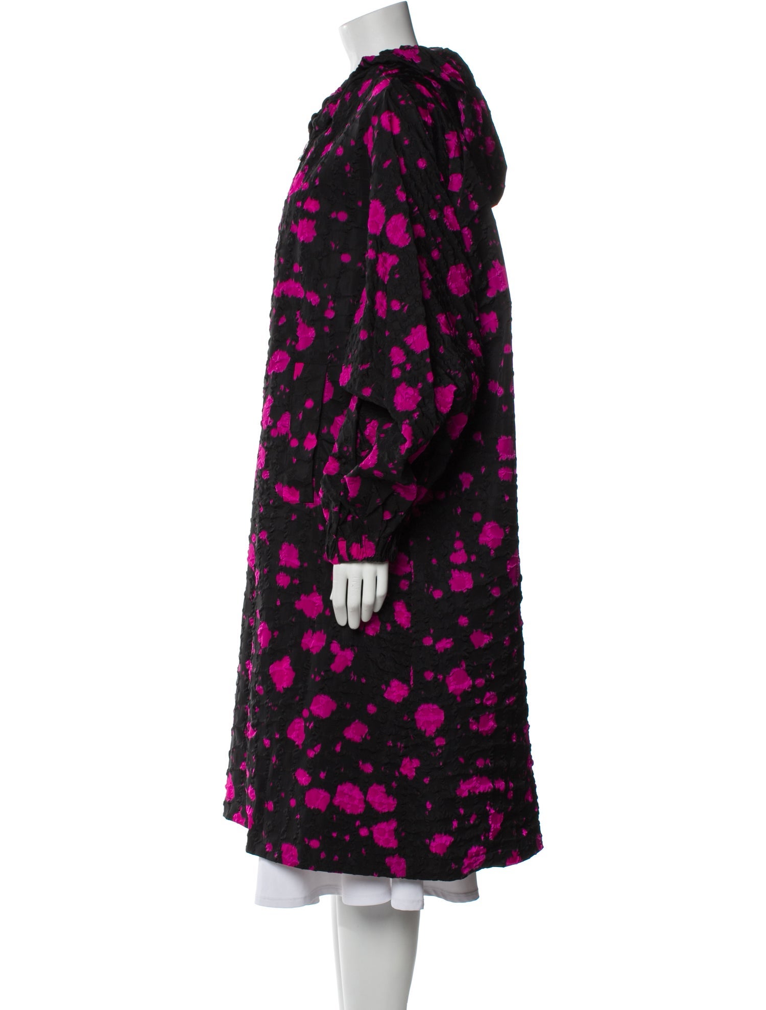 Dries Van Noten Nylon Patterned Coat