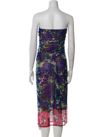 Dries Van Noten Printed Knee-Length Dress