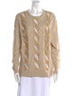Dries Van Noten Wool Scoop Neck Sweater