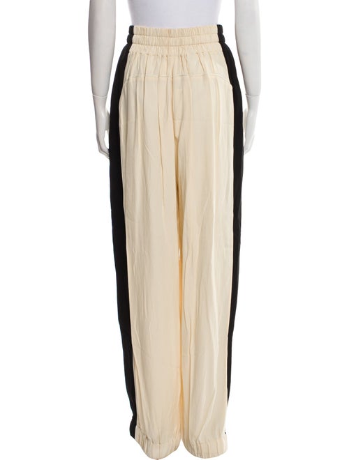 Dries Van Noten Colorblock Pattern Straight Leg Pants