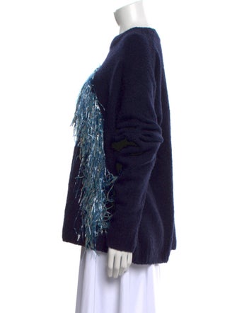 Dries Van Noten Merino Wool Crew Neck Sweater