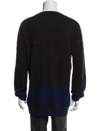Dries Van Noten Crew Neck Long Sleeve Pullover