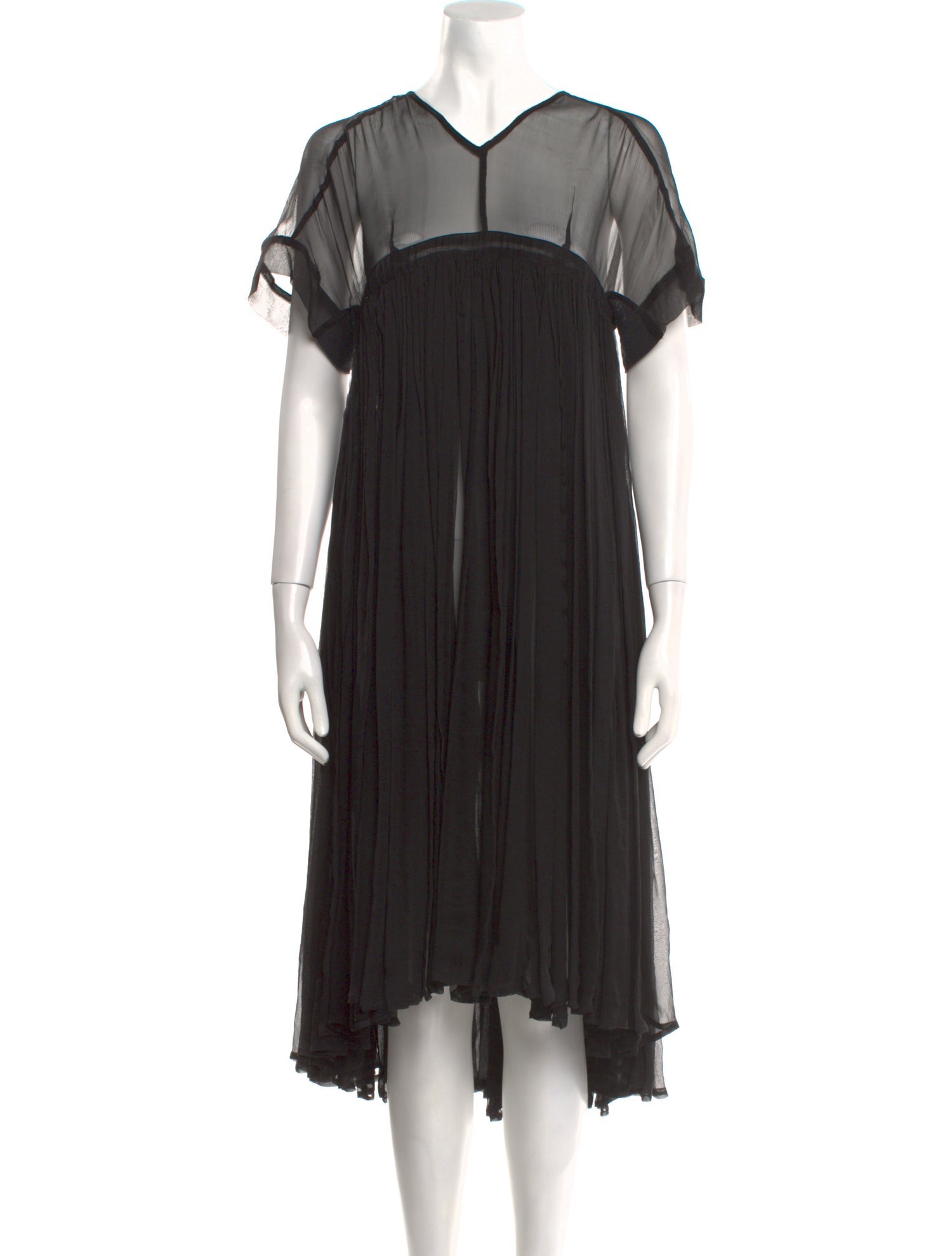 Dries Van Noten V-Neck Midi Length Dress
