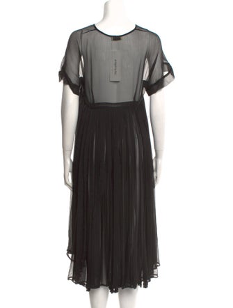 Dries Van Noten V-Neck Midi Length Dress