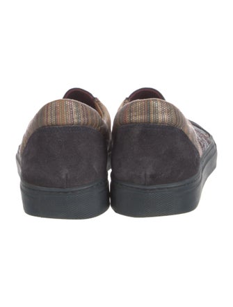 Dries Van Noten Printed Leather Trim Embellishment Oxfords